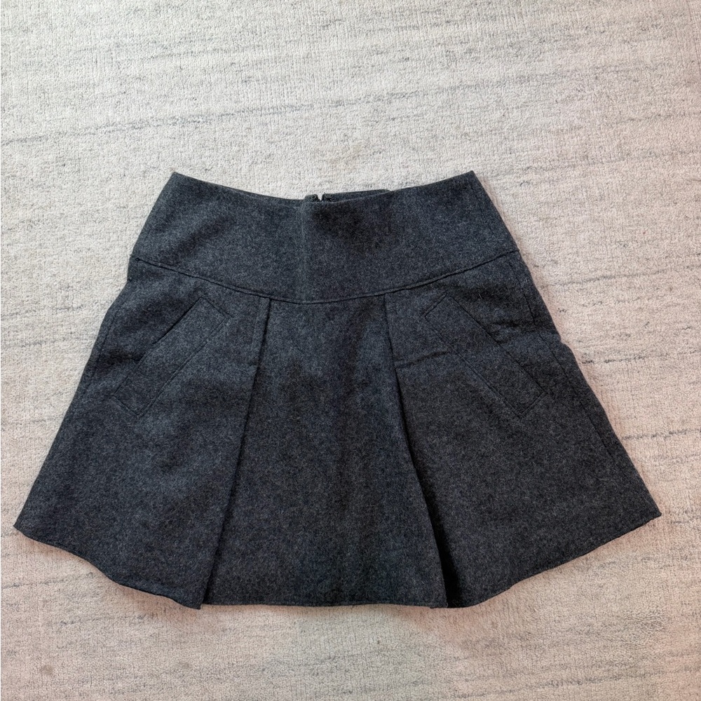 Vince Charcoal A-Line Skirt